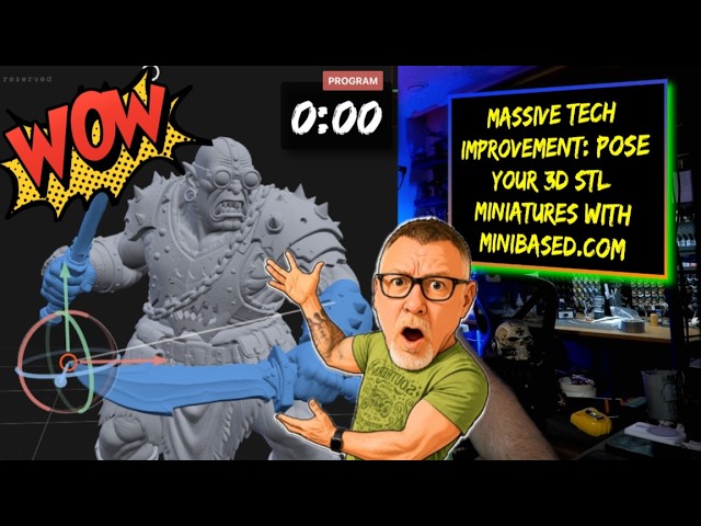 Massive tech Improvement: Pose your 3d STL Miniatures with Minibased.com for FREE!
