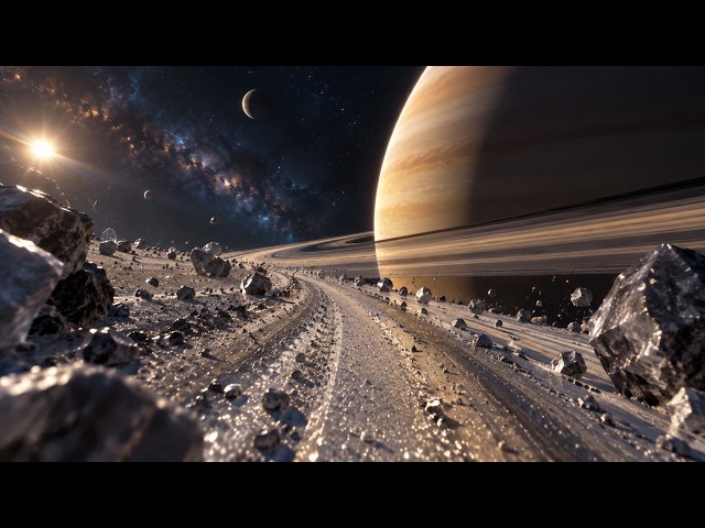 30 MIN | Cosmic Space Highway 🚀✨ | Hypnotic Journey Through Deep Space | 4K Ambient Loop