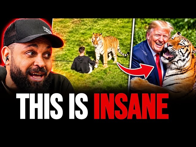 Man KILLED by TIGER… Then Trump Posts THIS AI VIDEO