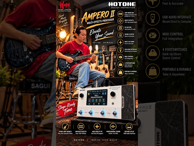 Hotone Ampero II - Multi effects guitar