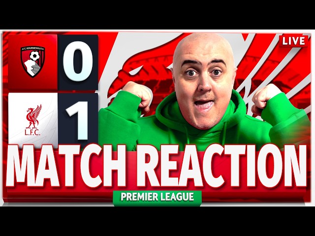 BOURNEMOUTH 0-1 LIVERPOOL! Craig's LIVE Match Reaction