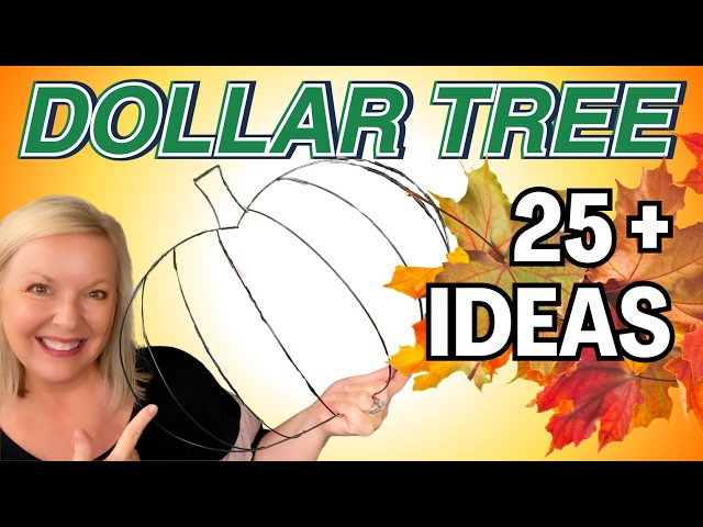 *GENIUS* I Turned Dollar Tree Pumpkin Forms into HIGH-END Fall Decor!