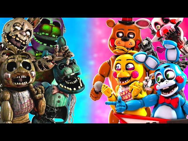 FNAF Movie 2 vs Hoaxes Animatronics (SFM Animation)