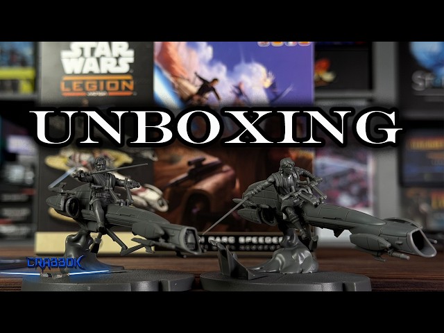 Jedi BARC Speeders!   Anakin and Obi Wan on Speeders!  Star Wars Legion!