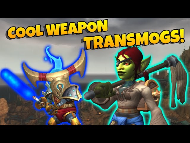 Cool And Unique Weapon Transmogs & Where to Get Them! | World of Warcraft: The War Within Patch 11.1