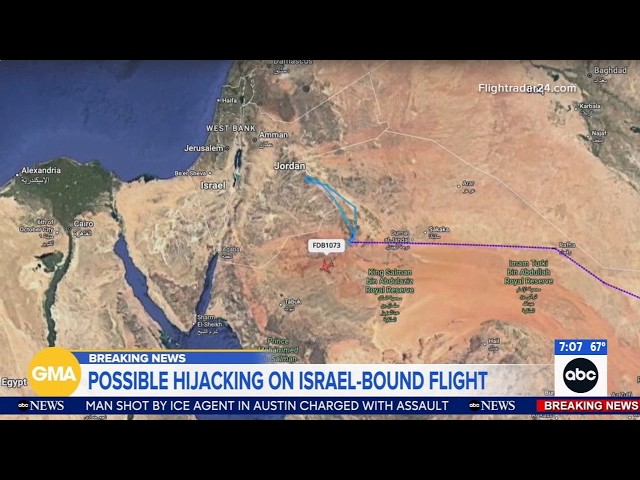 Possible hijacking on Israel-bound flight