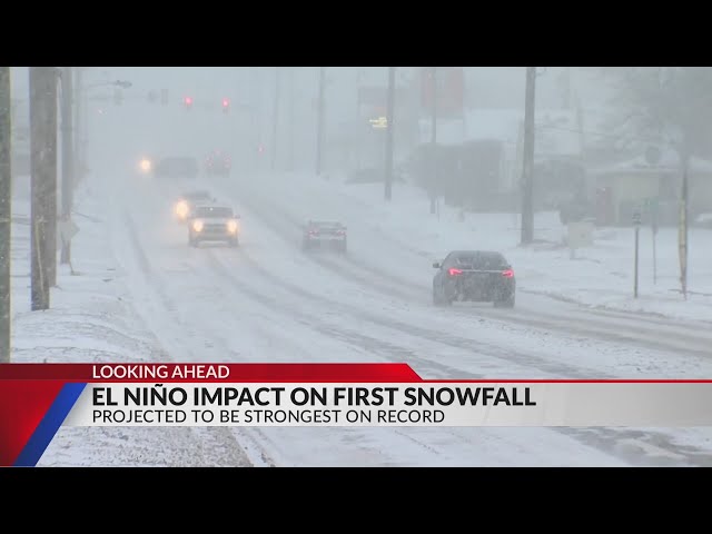 El Niño impact on first snowfall