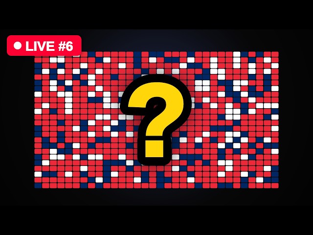 🔴 LIVE #6 · 4,256 Tiles, 30 Seconds: Name the Flag!