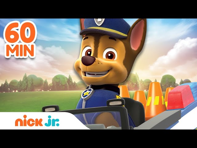 PAW Patrol Chase Is On the Case Rescues! w/ Skye & Marshall | 60 Minutes | Nick Jr.