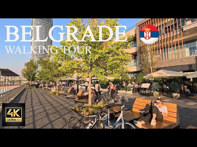 BELGRADE WALKING TOUR 4K STREET SOUND