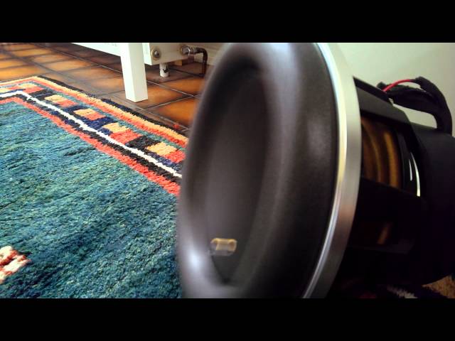 JL Audio 12w7AE Excursion Test