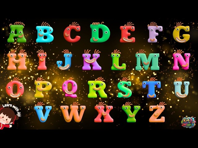 ABC Song for Toddlers | Learn ABCD & Phonics Sounds A-Z | Fun Alphabet Song for Kids | ABCDEFGHIJKLM