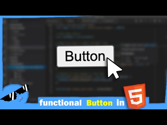 Make a Functional Button with HTML, CSS & JavaScript in 1 Minute!