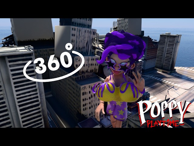 360 VR LILLY LEAKS IN THE CITY! 😱 (Poppy Playtime 360 Video)