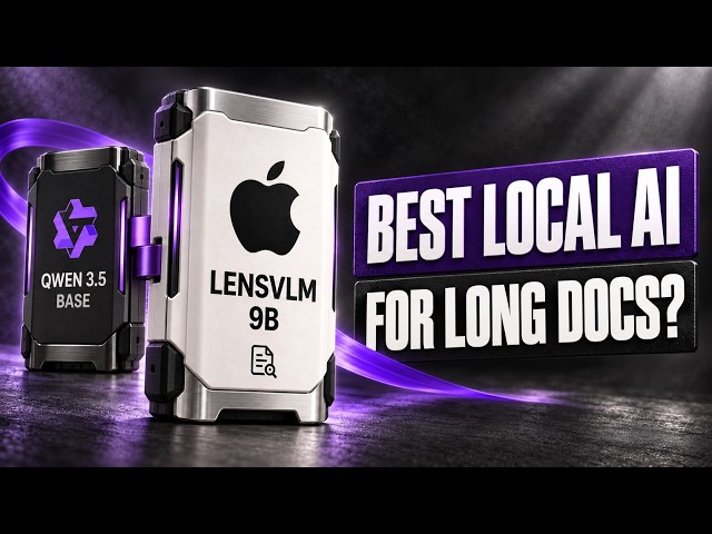 Apple Built Local LLM !!! LensVLM 9B Could Change How Local AI Reads PDFs.