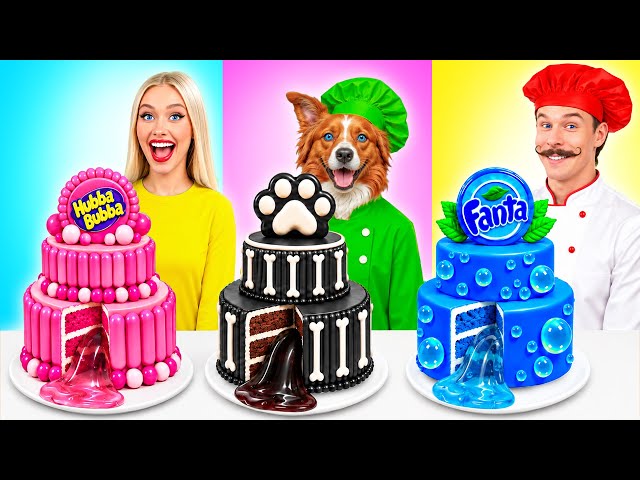 Me vs Grandma Cooking Challenge with Dog | Tasty Kitchen Recipes by Multi DO Smile