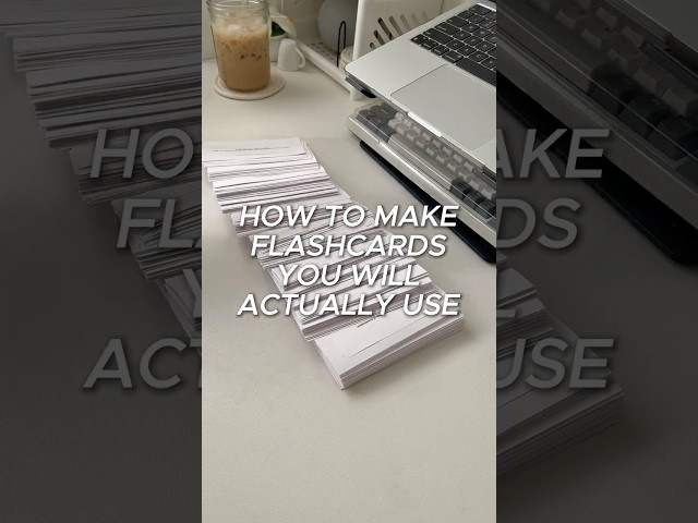 how to make flashcards