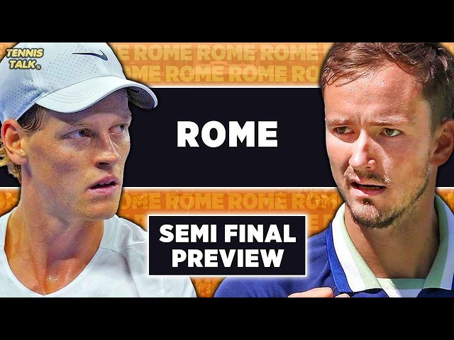 Sinner vs Medvedev | ATP Rome 2026 SF | Tennis Talk Preview