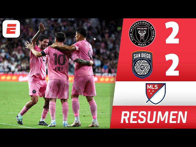 MESSI y SUÁREZ VOLVIERON A BRILLAR. INTER MIAMI logra el empate ante SAN DIEGO FC | MLS | Highlight