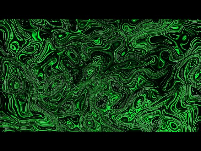 Green Psychedelic Background Loop 4K Trippy Live Wallpaper | No Sound