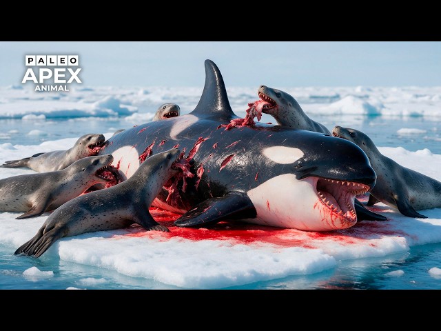 How Do Leopard Seals TERRIFY Even Orcas?