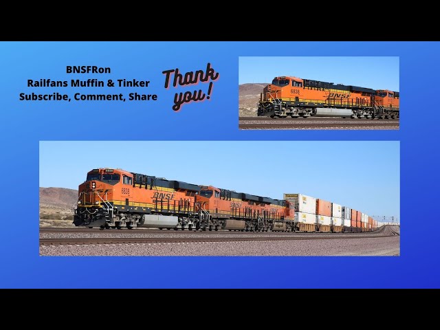BNSF Train Videos You Tube,  BNSF Intermodal. Manifest, Trailer Container Train,  2020