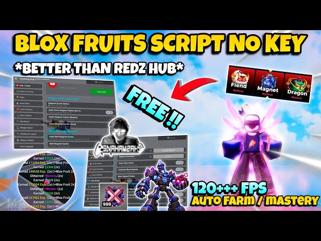 New *OP* Blox Fruits Script No Key - Auto Magnet Tokens, Auto Quest, Fruit ESP, Raid & More! 🔥