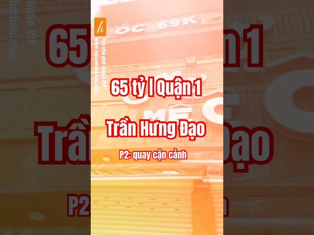 Nhà phố Trần Hưng Đạo, Quận 1 | 74.6m2 | 10x7.3m | DTS: 326.7m2 | 5T | HĐT: 100tr/tháng | giá: 65 tỷ