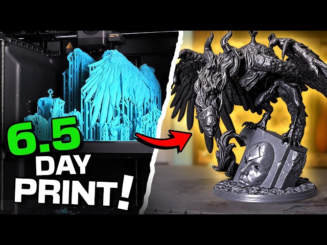This FDM Miniature Took Almost A Week To Print?!
