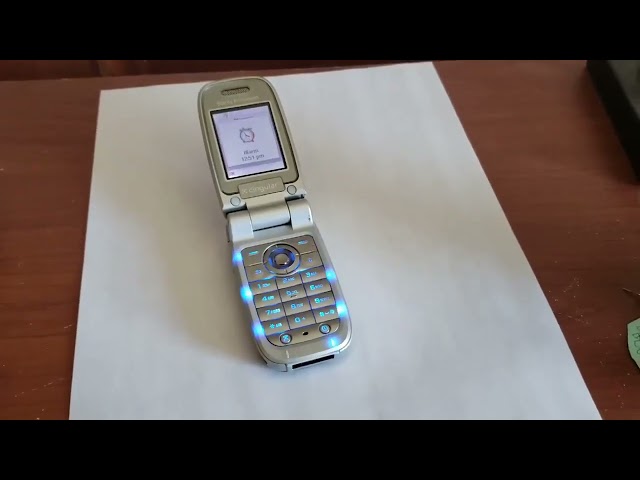 Sony Ericsson Alarm - LED lights overview