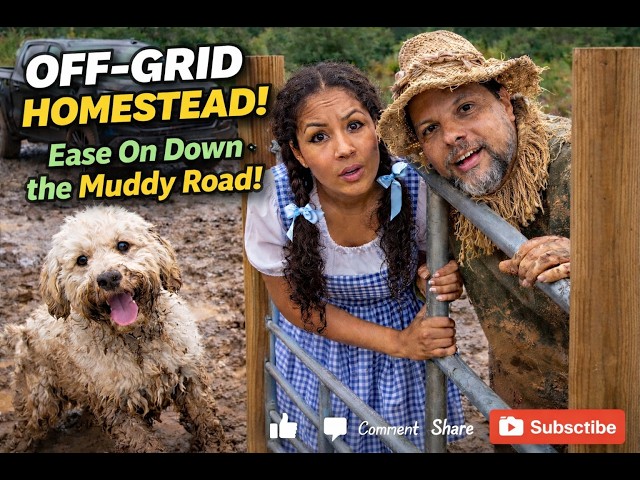 🚨 MUD vs OUR HOMESTEAD DREAMS! | MT Zion Homestead Gate & Fence Build Begins 🚨