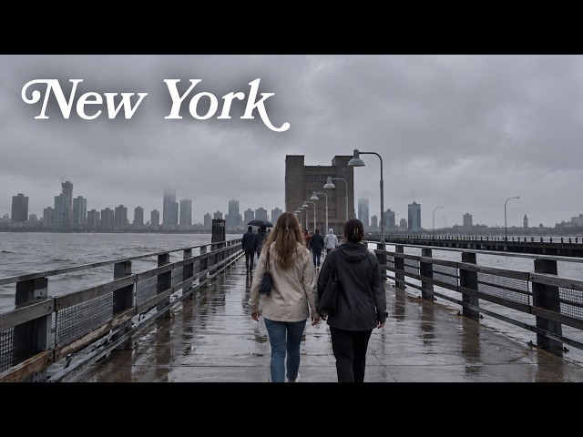 NYC LIVE: New York during Nor’easter Storm 🌧️ Walking SoHo and Hudson River Waterfront