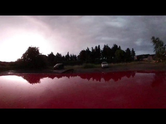 Stormspotting vom 22.06.2017 in 360° - Blitze, Konvergenz und Sturm