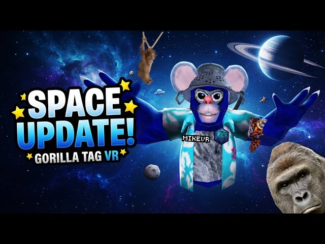 Gorilla Tag new Space Update!!! 😱#gorillatag 