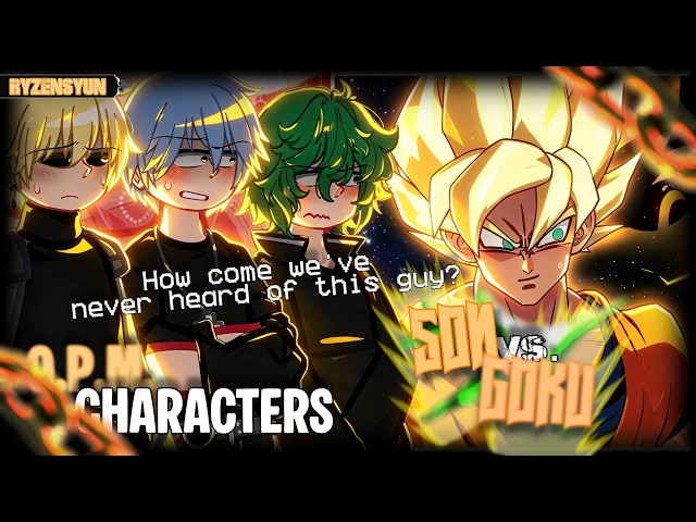 One Punch Man Characters react to Goku VS Saitama | Death Battle | Gacha React