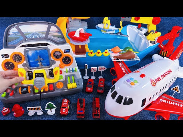 13 Minutes Satisfying with Unboxing Aircraft Cockpit Flight Simulator Playset ASMR | Review Toys
