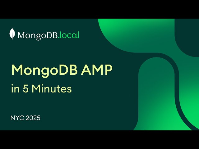MongoDB AMP in 5 Minutes (Application Modernization Platform)