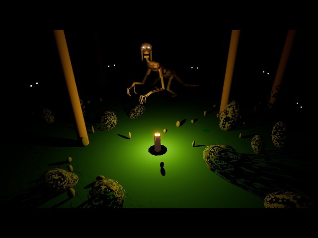 I Made My Horror Game COMPLETELY DARK