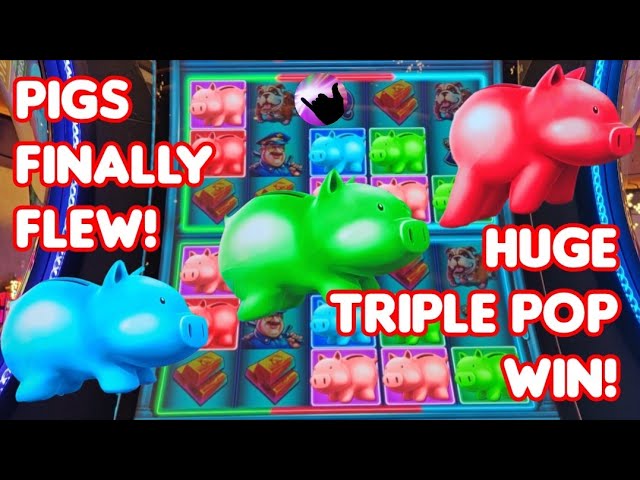 SMASHED a Triple Pop! My Biggest Win Ever on Piggy Bankin' Break In!