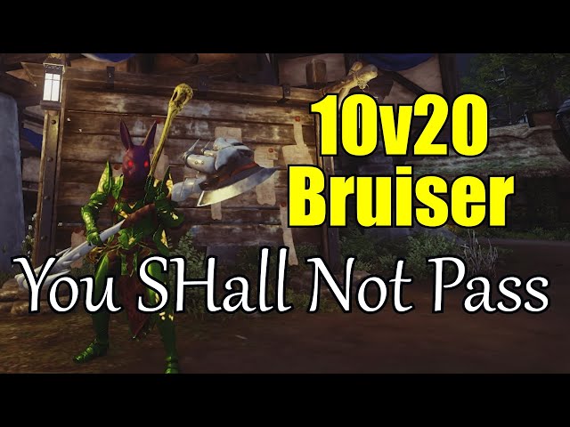 Legendary 2-Point Hold: Outnumbered in New World | Custom Bruiser Build Guide