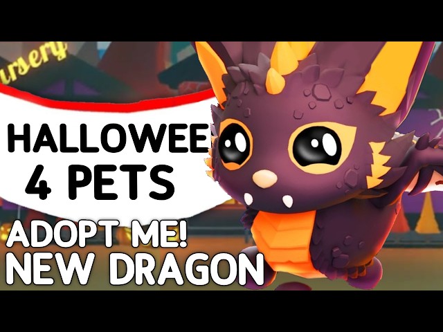 New Halloween Dragon In Adopt Me! New Pets