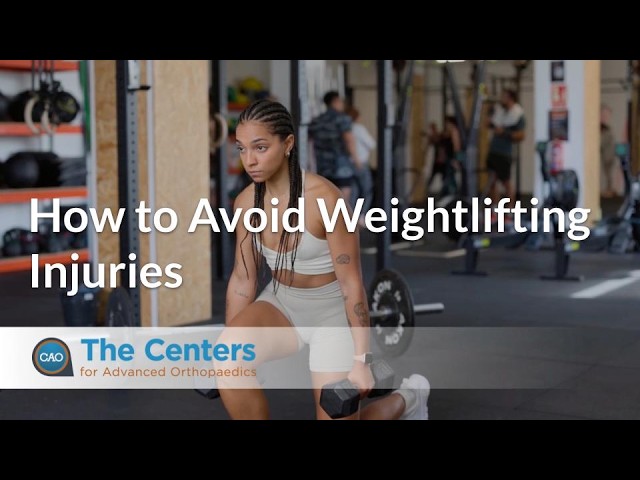 How to Avoid Weightlifting Injuries