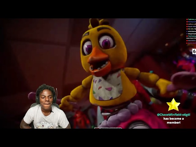 iShowSpeed Reacts To Fortnite x Five Nights At Freddy’s Official Trailer 😂 (CHICA)