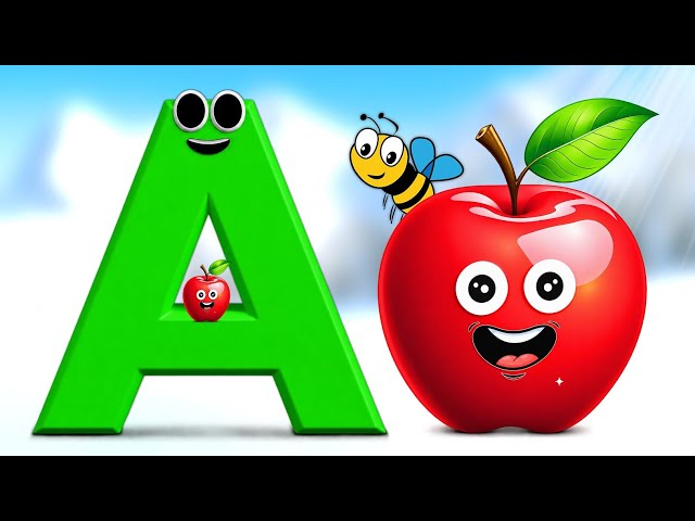ABC Phonics Song for Kids | Learn Alphabet Sound | A to Z Alphabet & Letter Sounds | ABC Baby Ryhmes