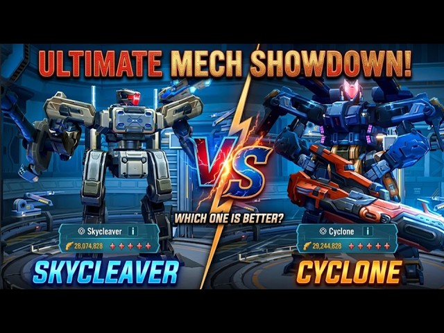 Cyclone Vs skycleaver mechs on resilience march | state of survival