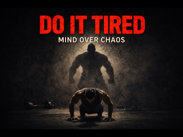 Do It Tired. | Motivational Rap | Relentless Discipline
