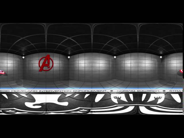 360 Captain America Shield Bounce Animation