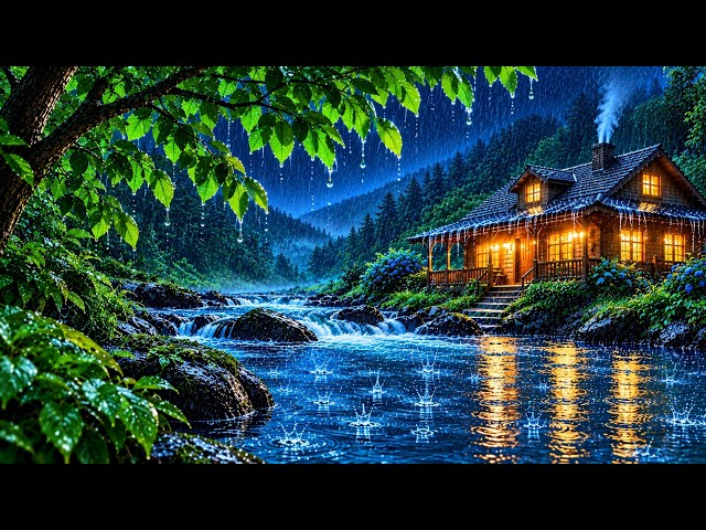 Peaceful Rain Sounds for Deep Sleep & Meditation 🌧️ Soothing Rain for Relaxin, Stress Relief