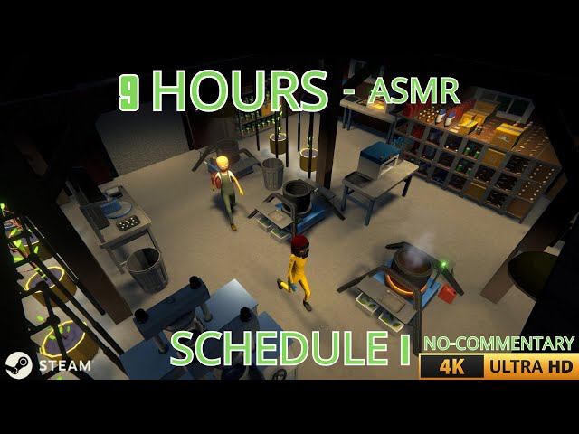 8 Hours of Chill Schedule 1 Gameplay | NO COMMENTARY | ASMR TrueFPS Experience
