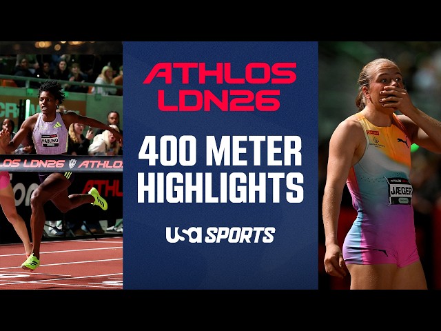 Лучшие моменты забега на 400 метров, Athlos в Лондоне | USA SPORTS